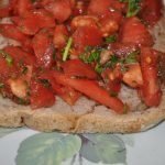 bruschetta (sarımsaklı italyan ekmeği)